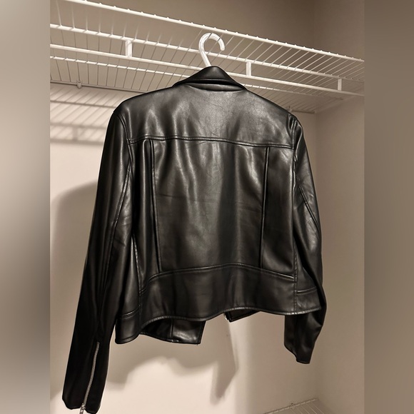 Dynamite Black Leather Moto Jacket - Picture 3 of 5